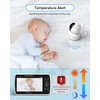iFamily Baby Monitor - Large 5" Screen with 30Hrs Battery