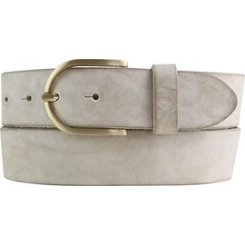 BELTINGER Women's Belt Made of Soft Full Cowhide Leather Vintage Look 4 cm Jeans Belt for Women with Golden Belt Buckle 40 mm Leather Belt Used Look, Mist Gold
