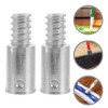 Healifty 2pcs Handle Tips for Poles Handle Tips for Wood