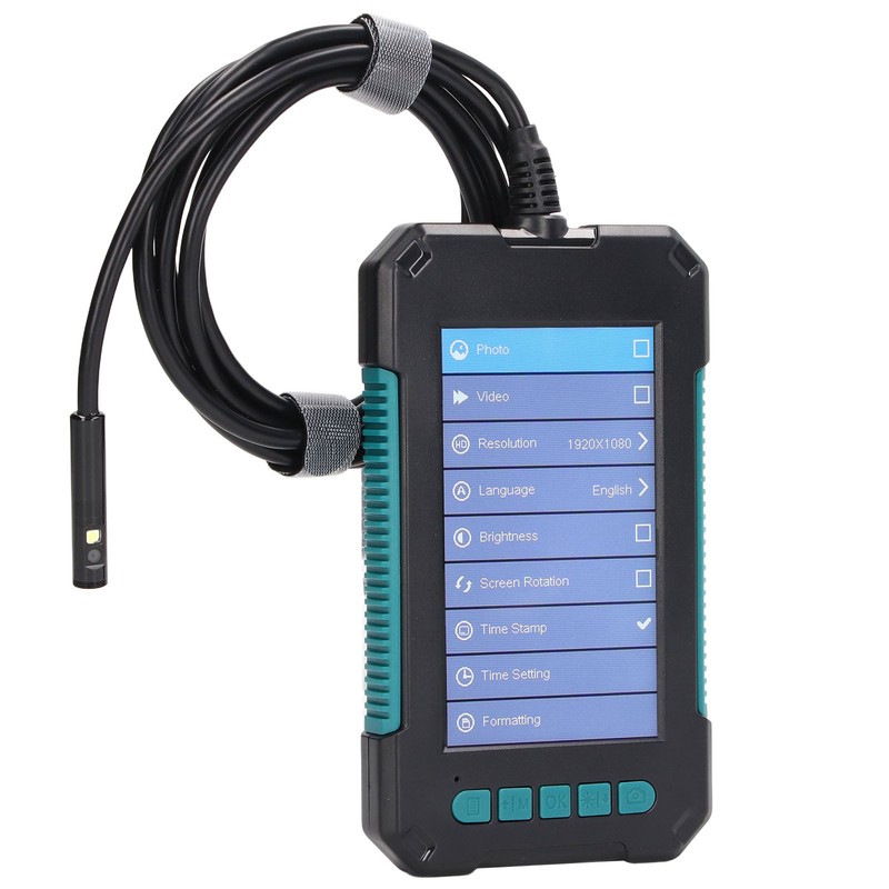 8mm Lens Digital Endoscope 4.3in IPS Screen Industrial Inspection Camera