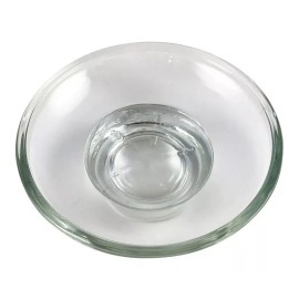 Cristalia Jabonera Plato De Cristal Transparente Repuesto Para Baño