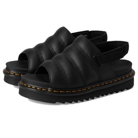 Dr. Martens Unisex Kole Sandal, Black Athena Leather, 8 US Women