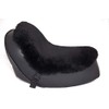 Alaska Leather Large Sheepskin Buttpad® - Motorcycle Seat Pad (Black