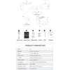 Smart Fully Digital Life Smart Cylinder Lock, Aluminum Brass Low