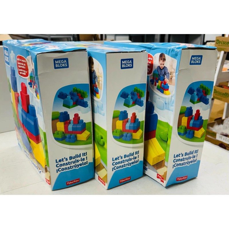 Fisher Price Mega Bloks Let's Build It 40 Pieces BRAND