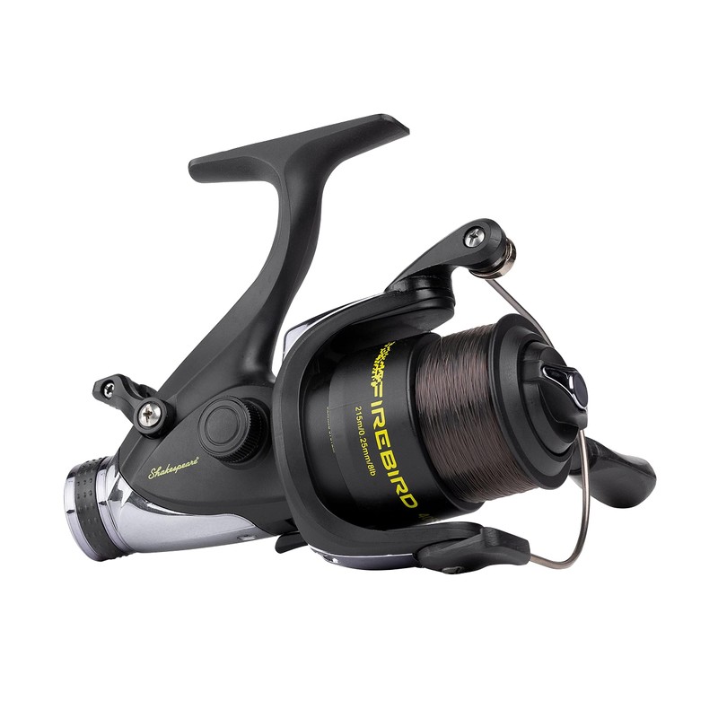 Shakespeare Firebird Spinning Reel – Pre-Spooled Lightweight Reel with Graphite