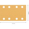 Bosch Professional 10x Expert C470 Sandpaper (for Hardwood, Paint on
