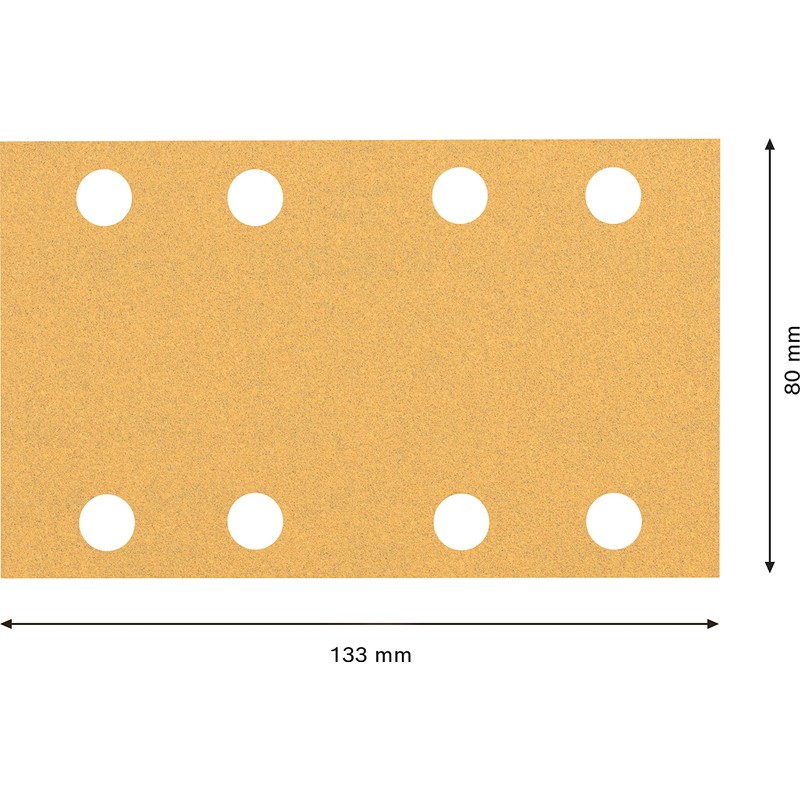 Bosch Professional 10x Expert C470 Sandpaper (for Hardwood, Paint on