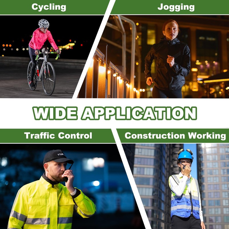 PATIKIL Reflective Safety Vest, 2 Pack Hi-Vis Safety Vests, Adjustable