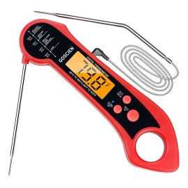 Termómetro Digital Cocina Para Carne, Doble Sonda Para Horno                                                                                          