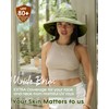 Sun Hats for Women Gardening Hat Wide Brim Ponytail Beach
