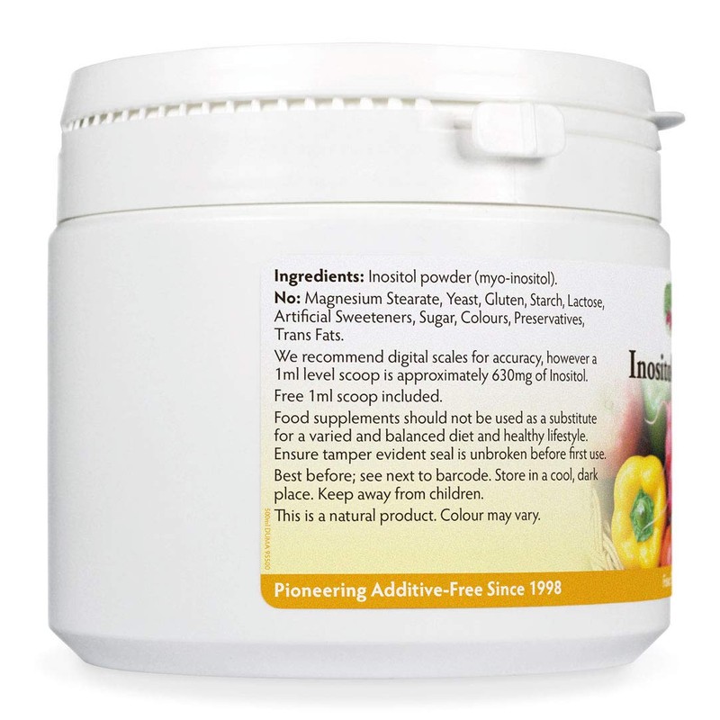 Inositol (Myo-Inositol) Powder 300g, Also Called Vitamin B8, High Absorption,