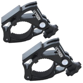 Replacement Bike Mount for Bike Light, Bike Lights Aluminum Mount, Universal Bike Headlight Bracket, Bicycle Light Holder, Easy to Install Without Tools, for 22-33 Handlebar (1 Pack)