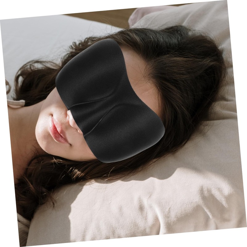BIUDECO 3D No-Track Eye Mask 2pcs Adjustable Sleep Mask for