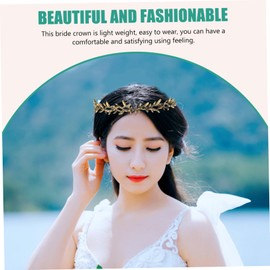 FRCOLOR Crown of Thorns Party Crown Hair Accessories Ancient Silver Prom Crown Bridal Crown for Wedding Bride Tiaras Wedding Tiaras Womens Crown Metal Crown Wedding Crown Crowns for Women