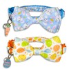 Easter Cat Collar with Bow Tie 2Pack Adjustable Breakaway Safety