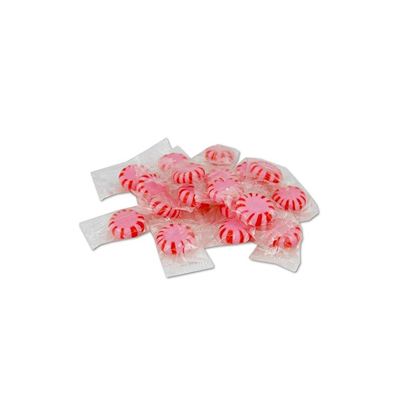 Starlight Peppermint With Cinnamon 2 Lbs Bulk Hard Candy Discs
