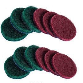 HUAWELL - almohadillas para orejas de recambio de 12 piezas, color rojo y verde de 12,7 cm