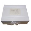 WHITE COTTON CARDS 'Christening' Large Keepsake Box, Christen Gown Design
