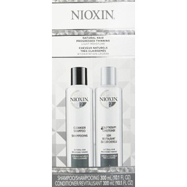 Nioxin System 2 Cleanser Shampoo and Scalp Therapy Conditioner Duo for Unisex 2 x 10.1 oz