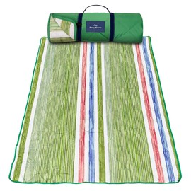 Tommy Bahama Outdoor Waterproof Picnic Blanket - Lightweight Portable Design with Carry Strap - Perfect for The Beach, Park, Camping, Concerts and More, 50" x 70"