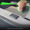 2Piece Black Stake Pocket Covers Rear Truck Pickup Bed Rail