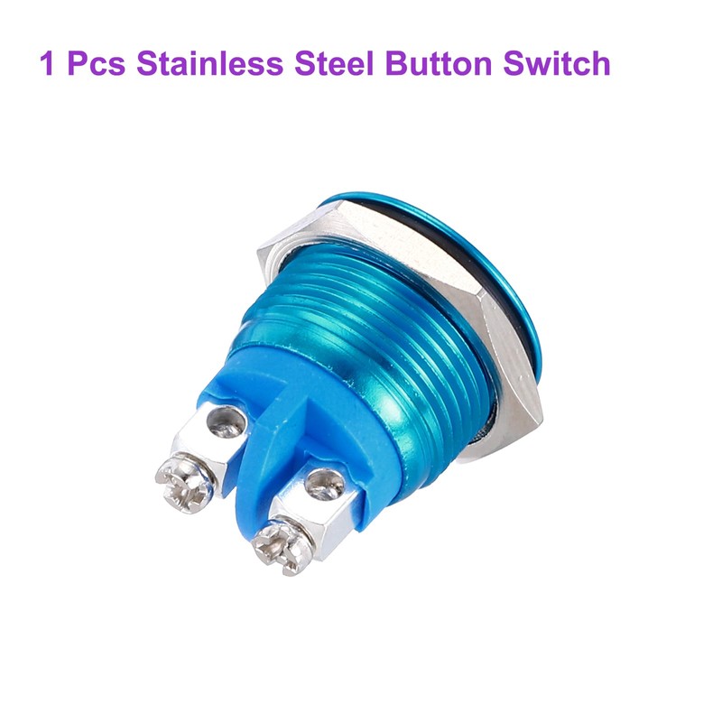 DMiotech 1 Pcs 19mm / 3/4" Push Button Switch, IP66