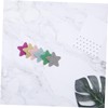 SAFIGLE 12pcs Star Shape Nail File Festive Glitter Files for