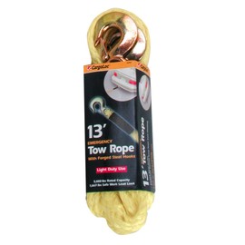 CargoLoc Emergency 5/8" x 13' x 5,000 lbs - Tow Rope with Hooks