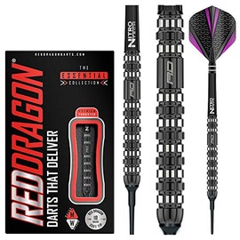 Red dragon rogue 18g fassgewicht, 20g gesamtgewicht softip tungsten darts mit flights und sch?fte