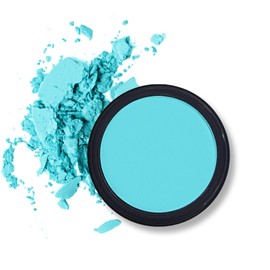 Erinde Single Sky Blue Eyeshadow Palette, Nude Tones Matte Eyeshadow Palette, Waterproof Pressed Powder Eyeshadow Palette, High Pigmented & Long Lasting Basic Shade Eye Makeup