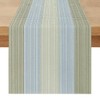 Modern Table Runner Gradient Green Blue Runner 40 x 180