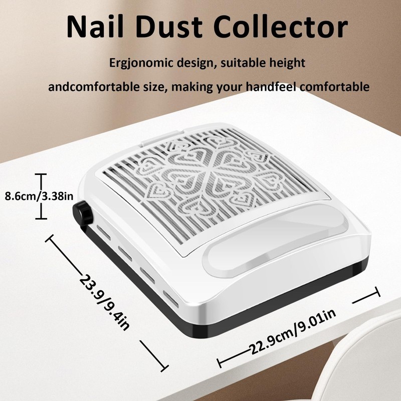 Dust extraction for nails