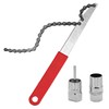 QWORK® Bike Chain Whip Tool Set, Universal Bicycle Cassette Chain