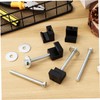Alipis 4 Pcs Aluminum Alloy Truck Tool Box Mounting Clamps