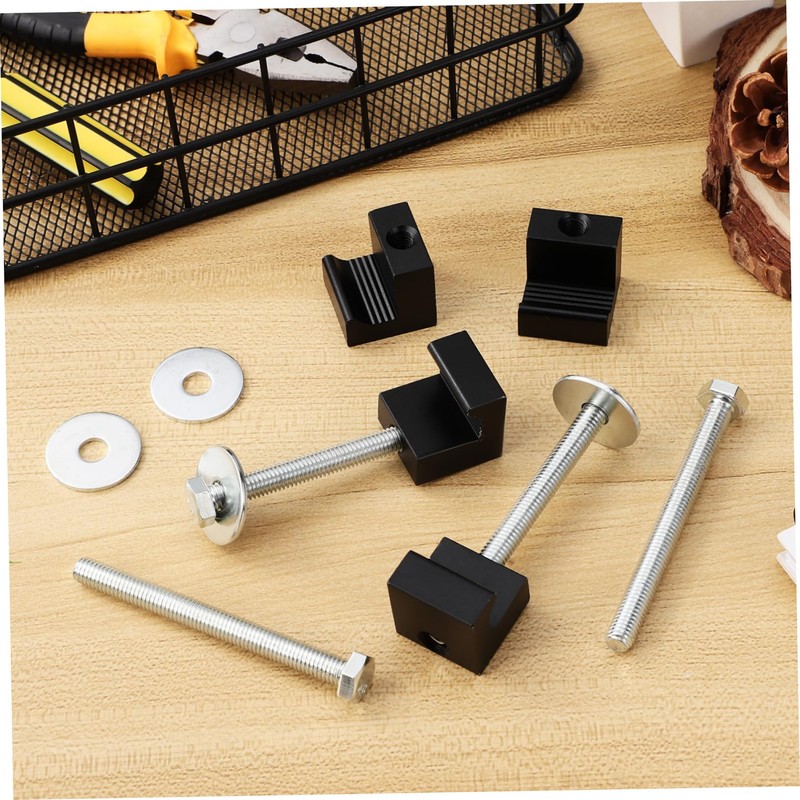 Alipis 4 Pcs Aluminum Alloy Truck Tool Box Mounting Clamps