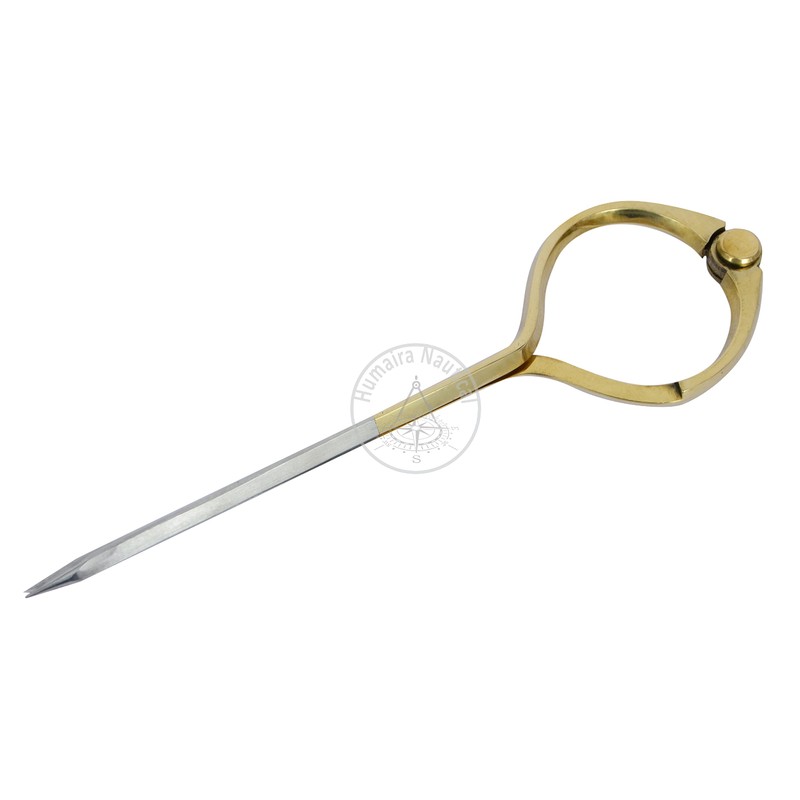 Humaira Nautical 8" British Style Navigational Dividers/Single Handed Dividers