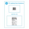 GE Lighting 48704 40-Watt Reveal Candelabra Globe G16.5, 4 Bulbs
