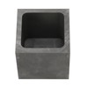Graphite Crucible Squared Dense Graphite Sturdy Durable Corrosion Resistant Good
