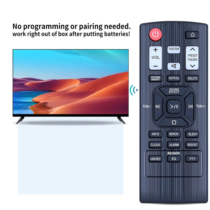 COV30748165 COV34618202 Replacement Remote Control Commander Compatible with LG CM4360
