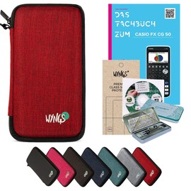 CALCUSO Accessory Struts Pack Red Compatible with Casio FX-CG 50 Calculator