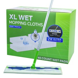 40 Count XL Wet Pads Refills for Swiffer Sweeper XL Mop