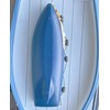 Konjouror Wooden Boat Tray Display, 2 Pack Blue Boat Model