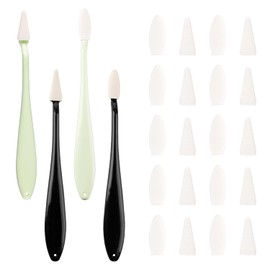 Tabanzhe Sketch Wiper Set – 4PCS Drawing Tools with 60PCS Replaceable Sponge Heads, Blending Stumps & Paper Art Blenders for Artists & Students