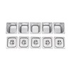 TITIDU Stainless Spice Rack, Seasoning Organizer Sauce Ingredients Fruits Holder
