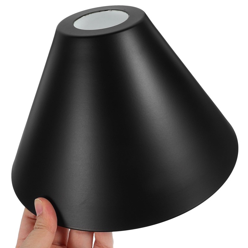 Baluue Industrial Light Shade, Cone Ceiling Bulb Guard, Black DIY