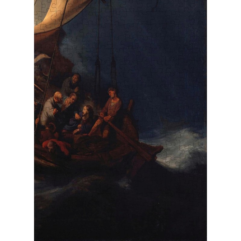 1000 Piece Rembrandt Puzzle | Christ in The Storm on
