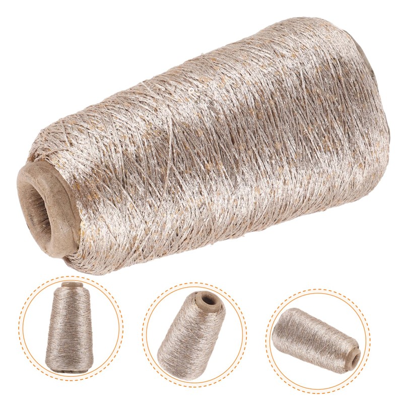 SEWACC 100g Sparkly Glitter Cotton Yarn Thread Set Yarn Balls
