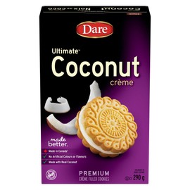 Dare Ultimate Coconut Creme Cookies, 290g/10.2 oz