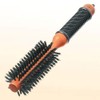 Round Brush With Boar Bristle, 36 mm, Removable Partition Pin Toy